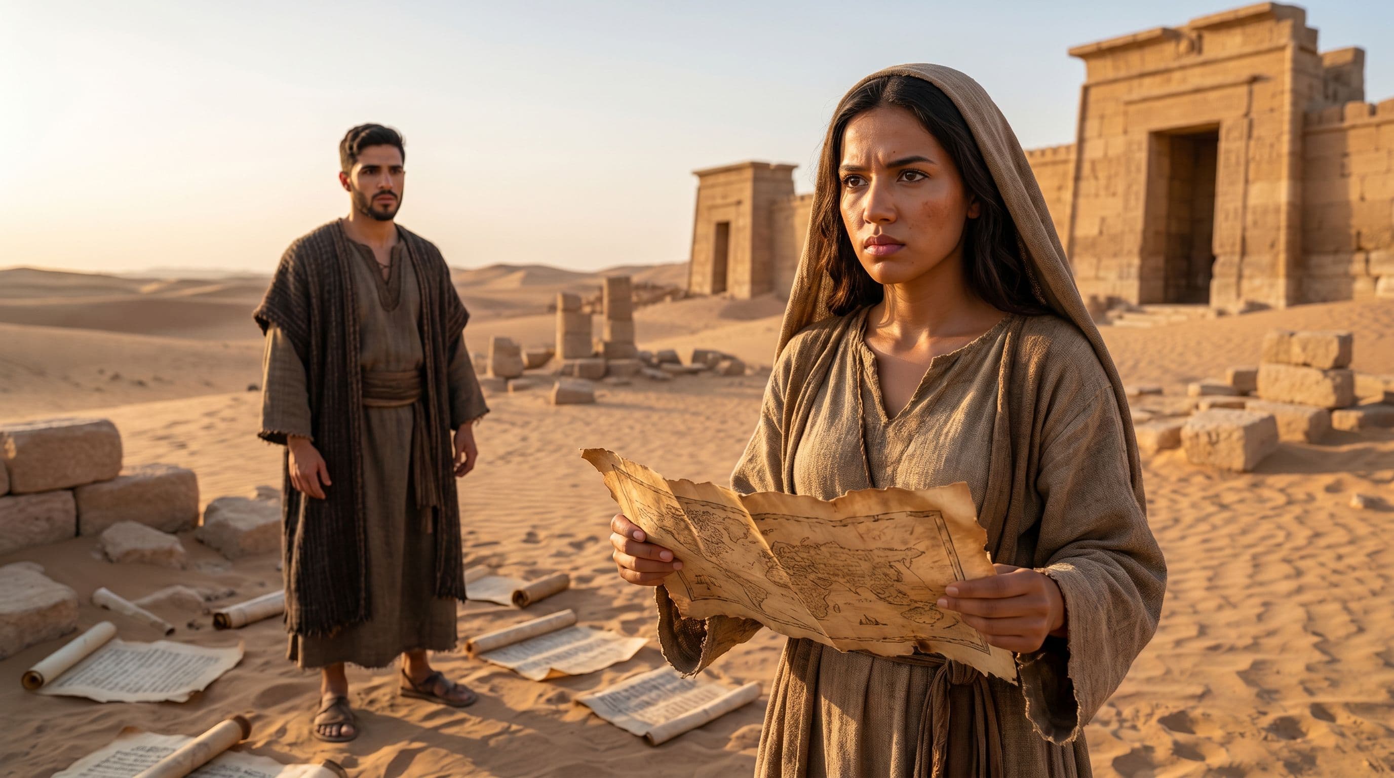 Las Huellas de Fe: La Historia de Hagar en el Desierto